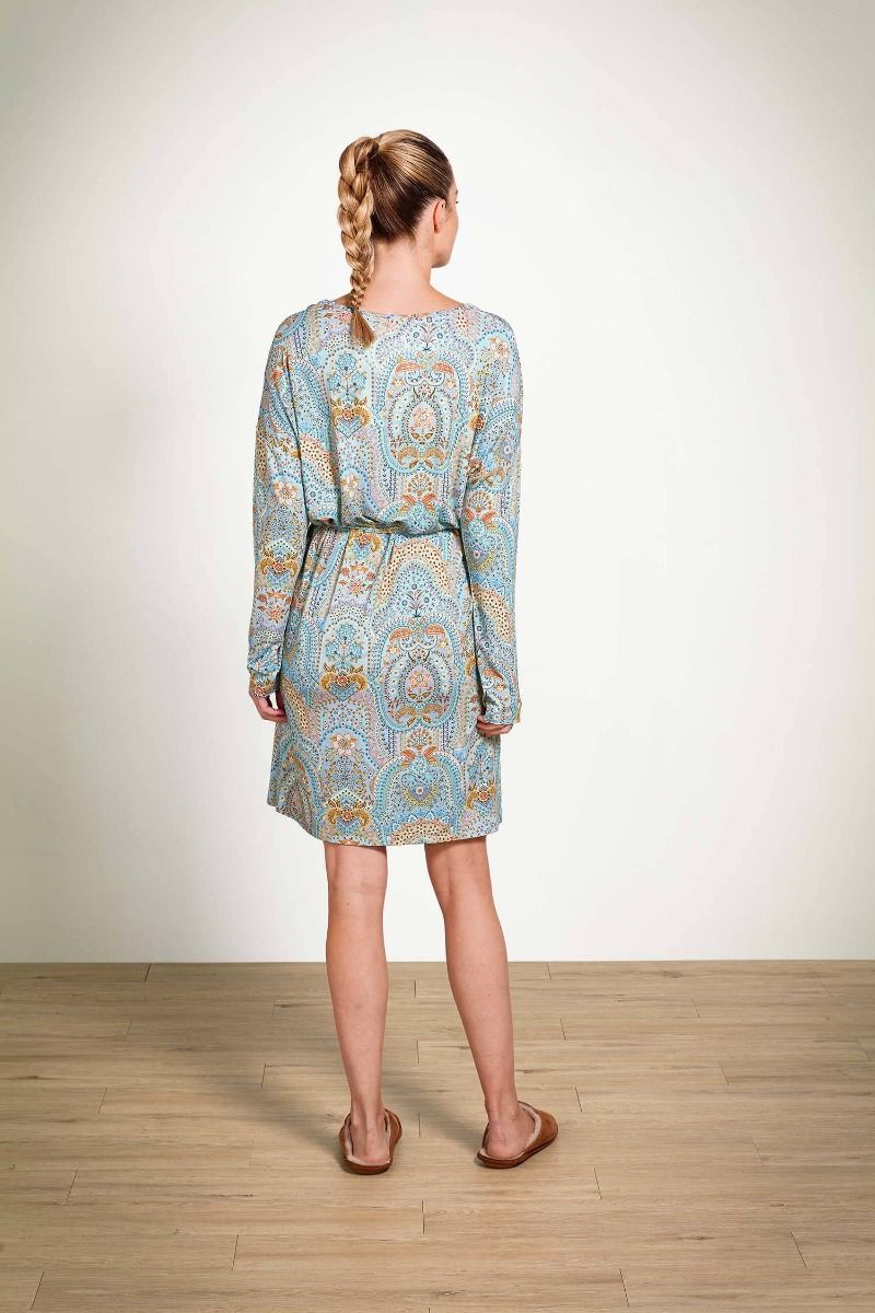 Dido Long Sleeve Nightdress Jabali Blue