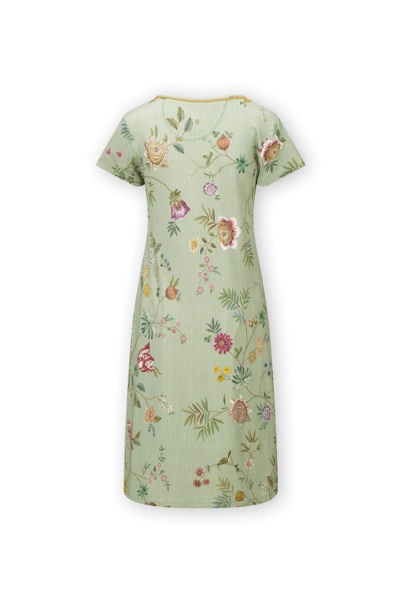 Nachthemd Korte Mouw La Dolce Vita Licht Groen