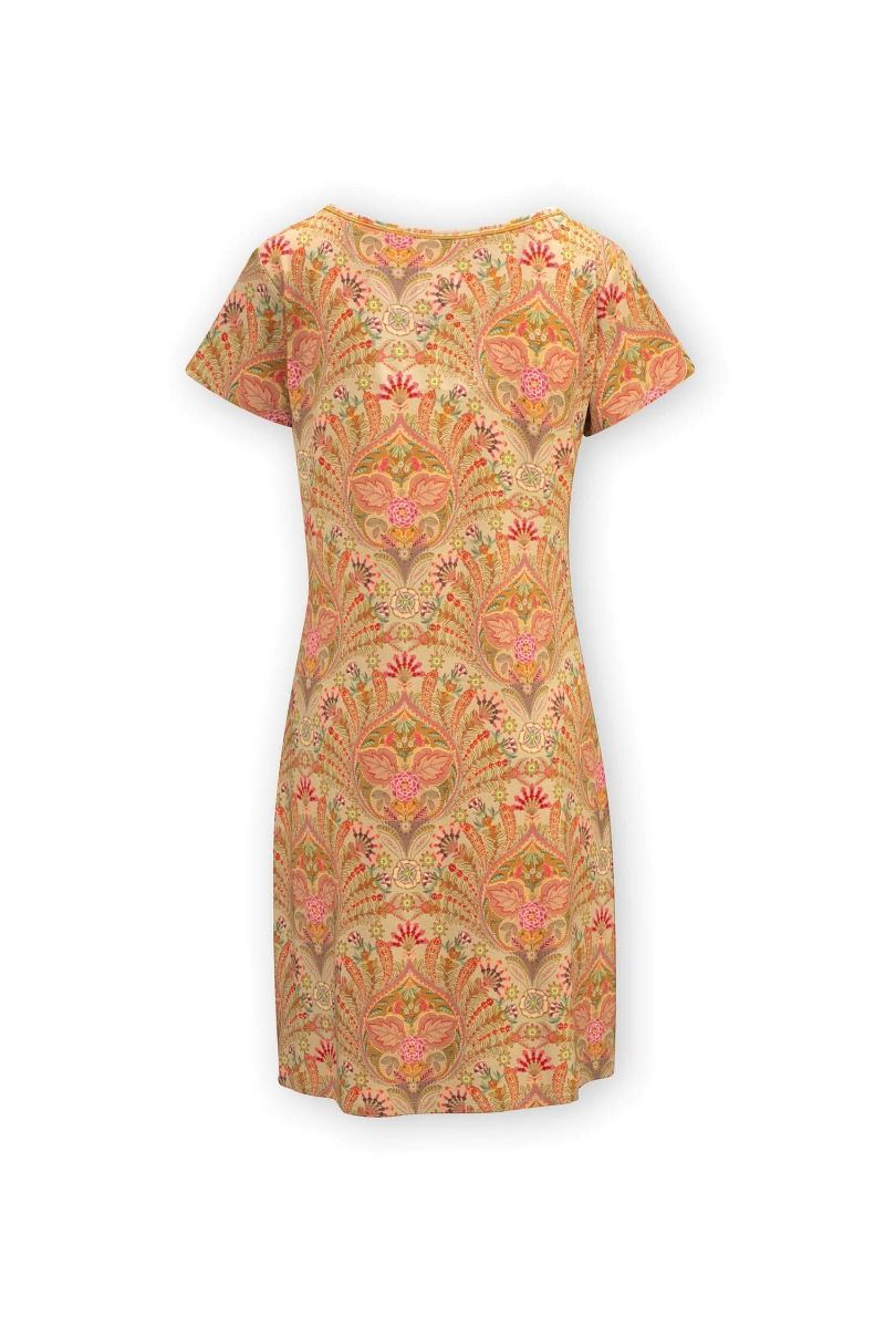 Nachthemd Korte Mouw Alba Khaki