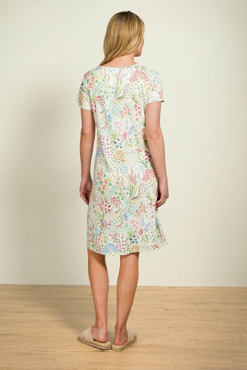 Daisy Nightdress Short Sleeve Querida White