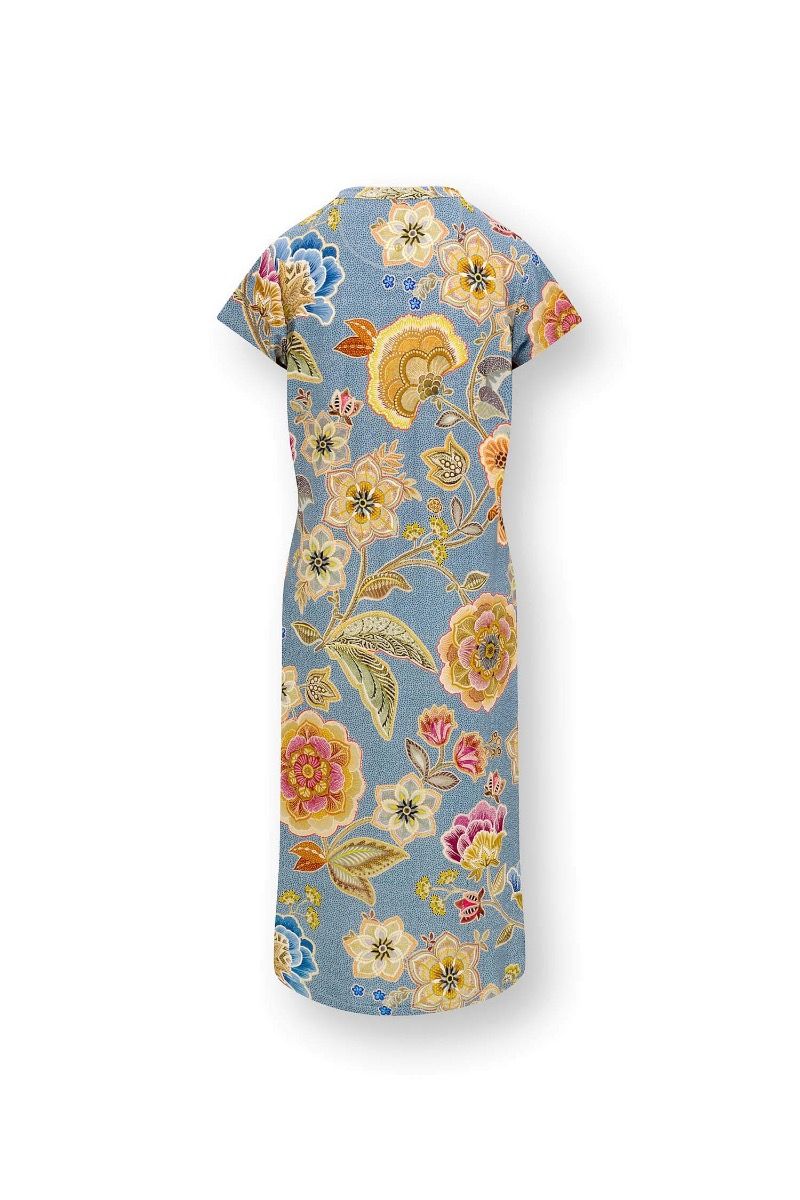 Dalia Nachthemd Korte Mouw Matata Blauw