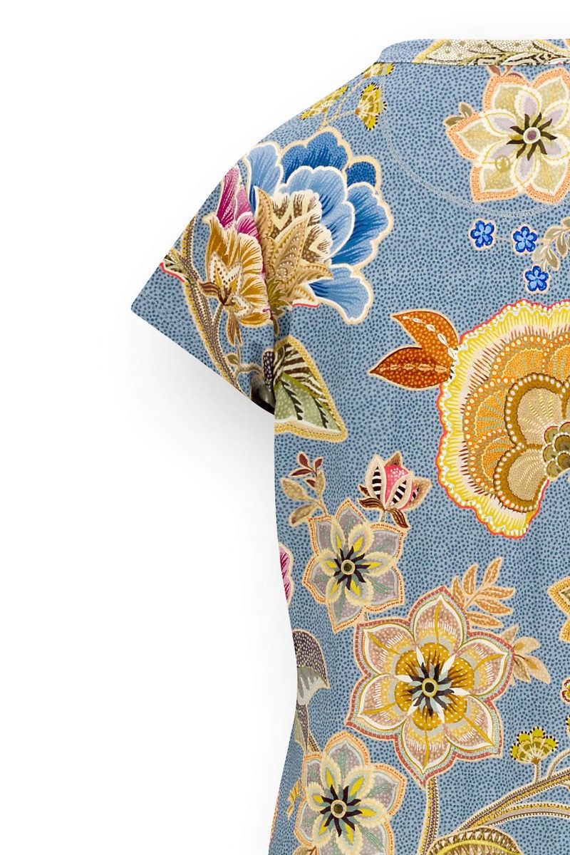 Dalia Nachthemd Korte Mouw Matata Blauw