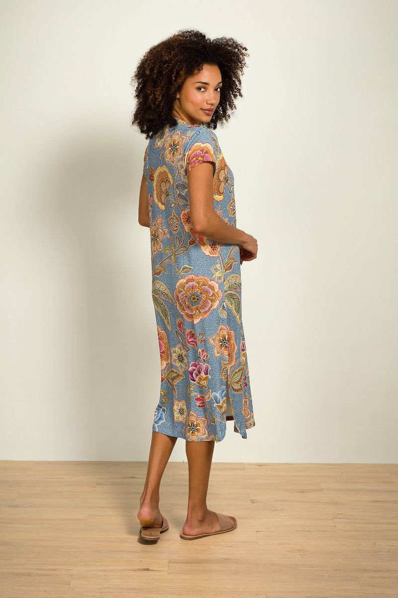 Dalia Nachthemd Korte Mouw Matata Blauw