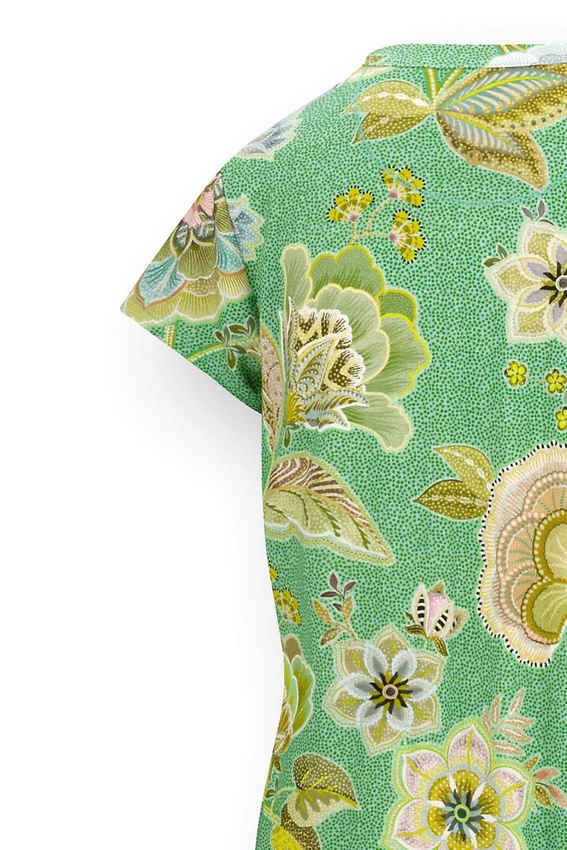 Dalia Nachthemd Korte Mouw Matata Groen