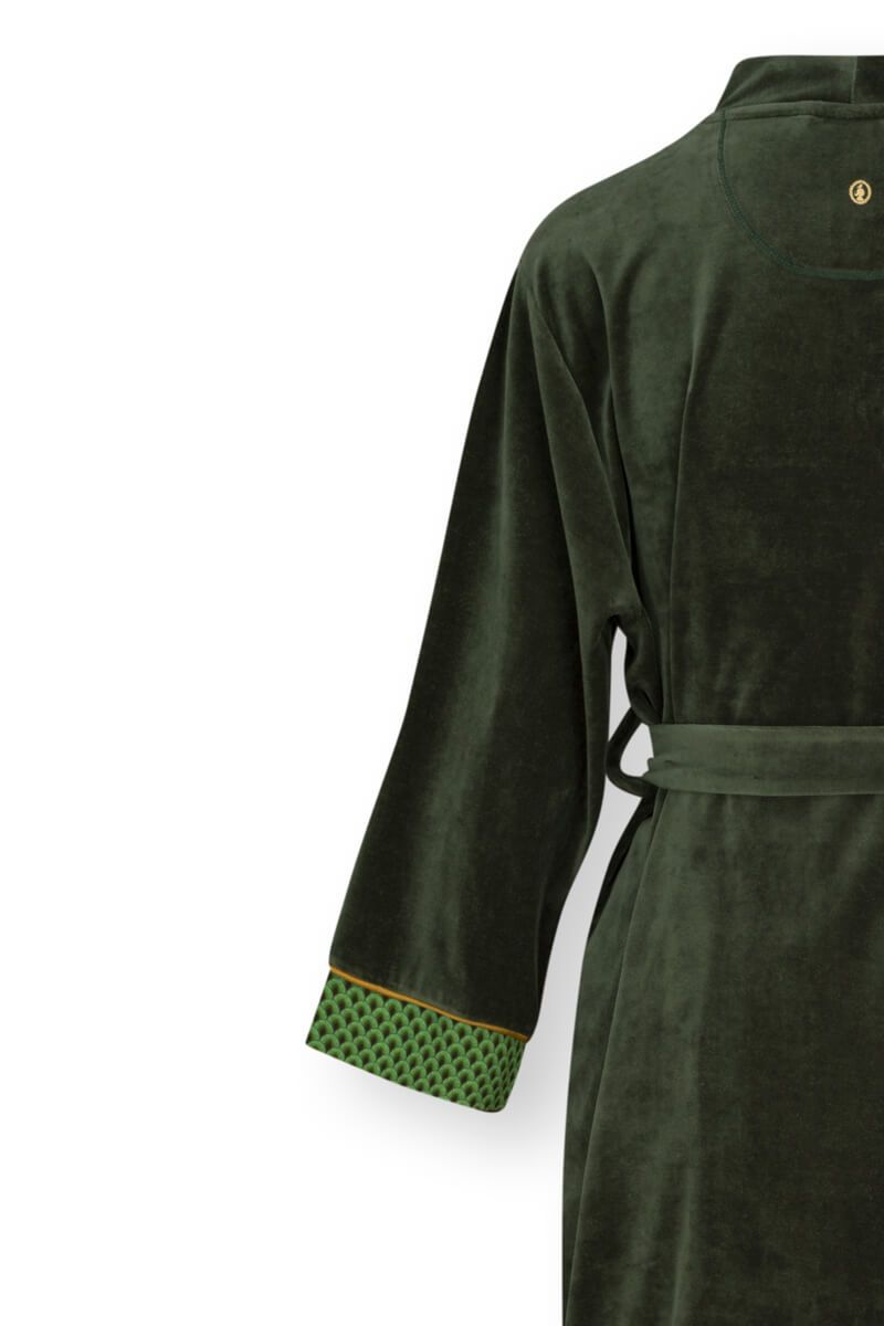 Kimono Solid Velvet Grün