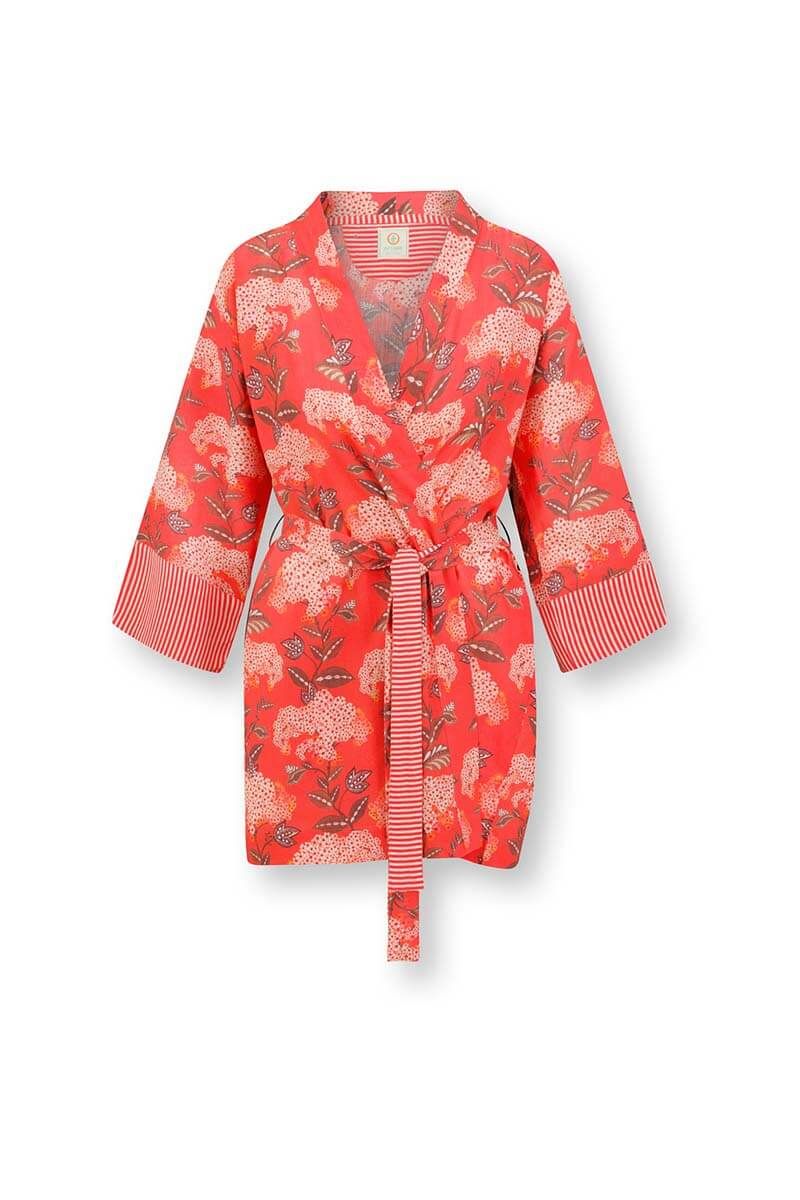 Kimono Flora Firenze en Coloris Corail