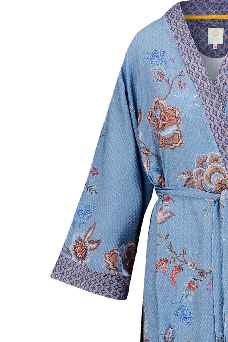 Kimono Cece Fiore Blau