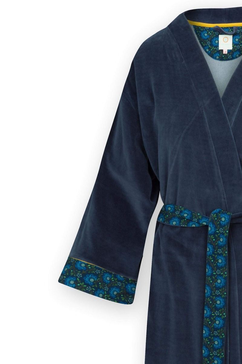 Kimono Nicky Velvet Bleu Foncé