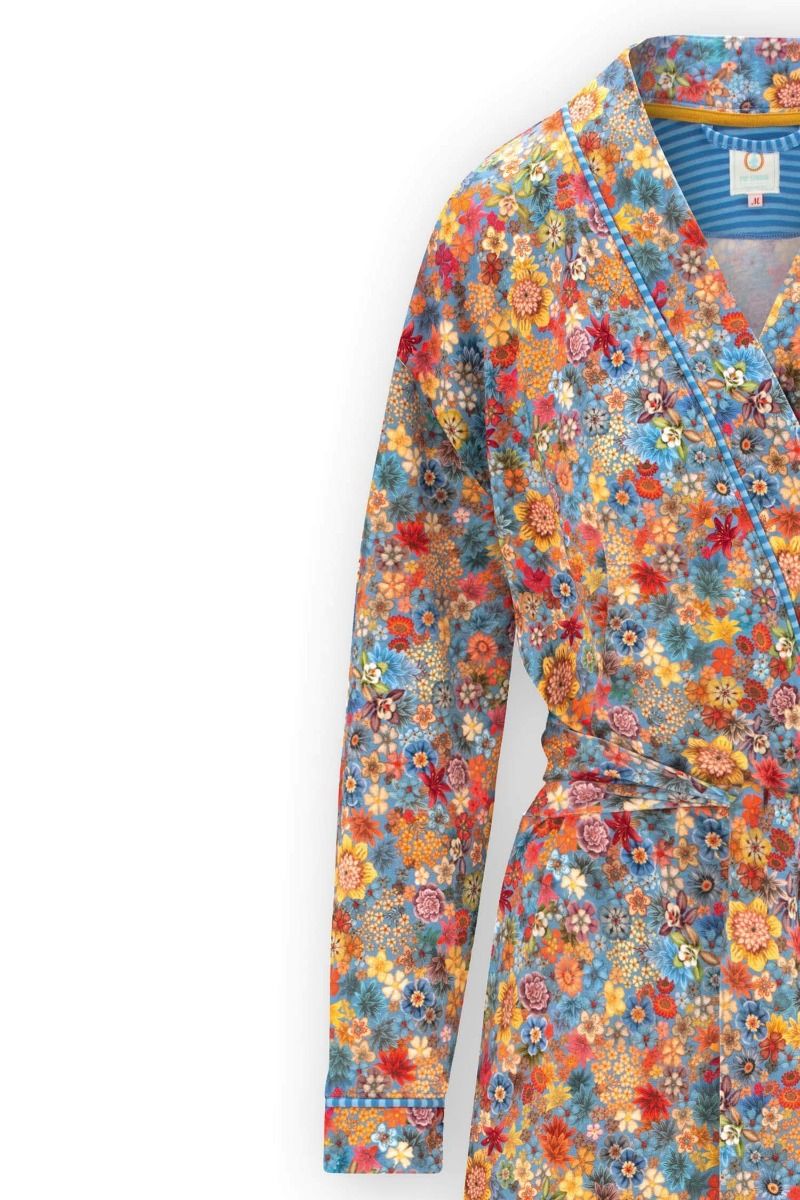 Kimono Tutti i Fiori Light Blue