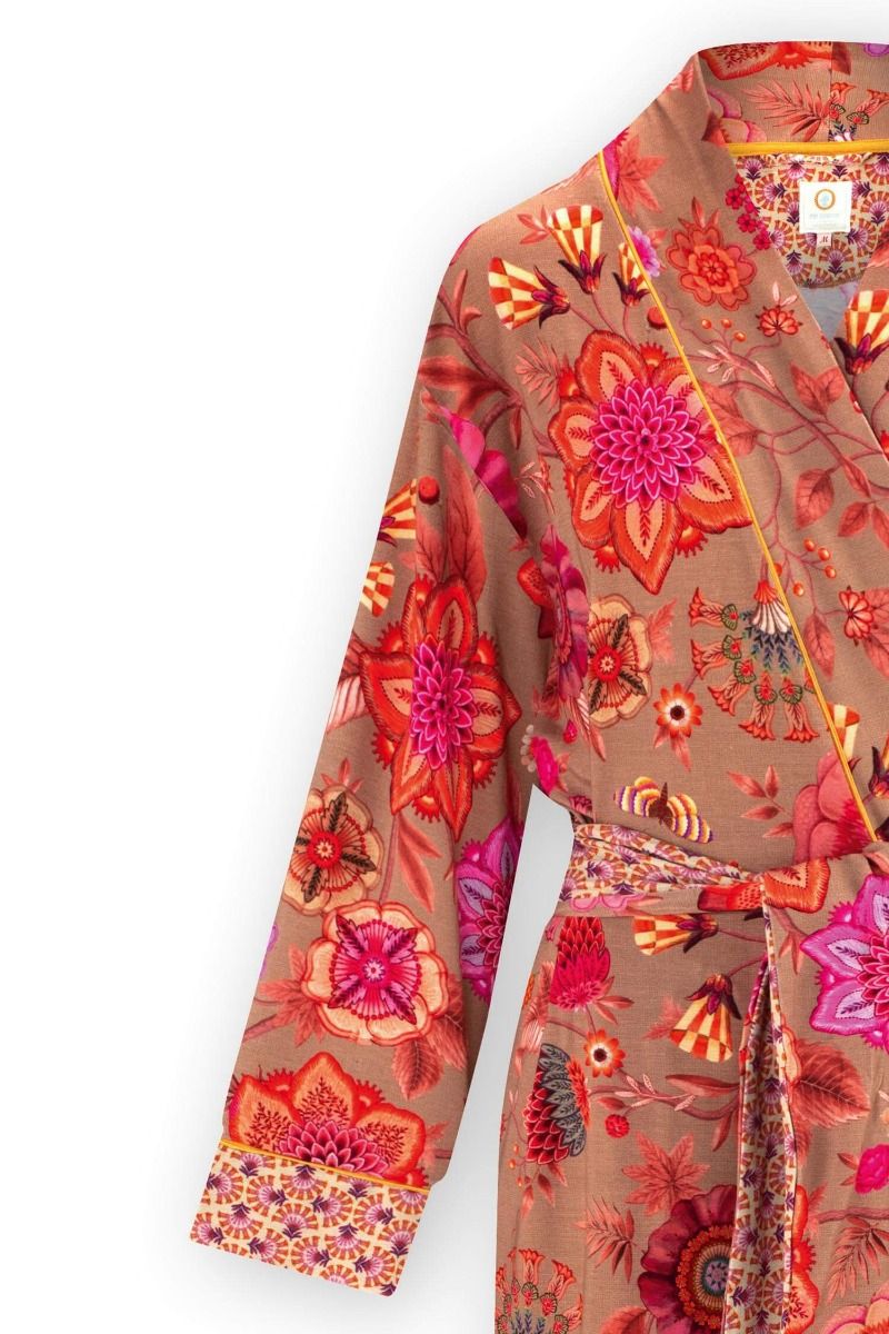 Kimono Viva las Flores Roze