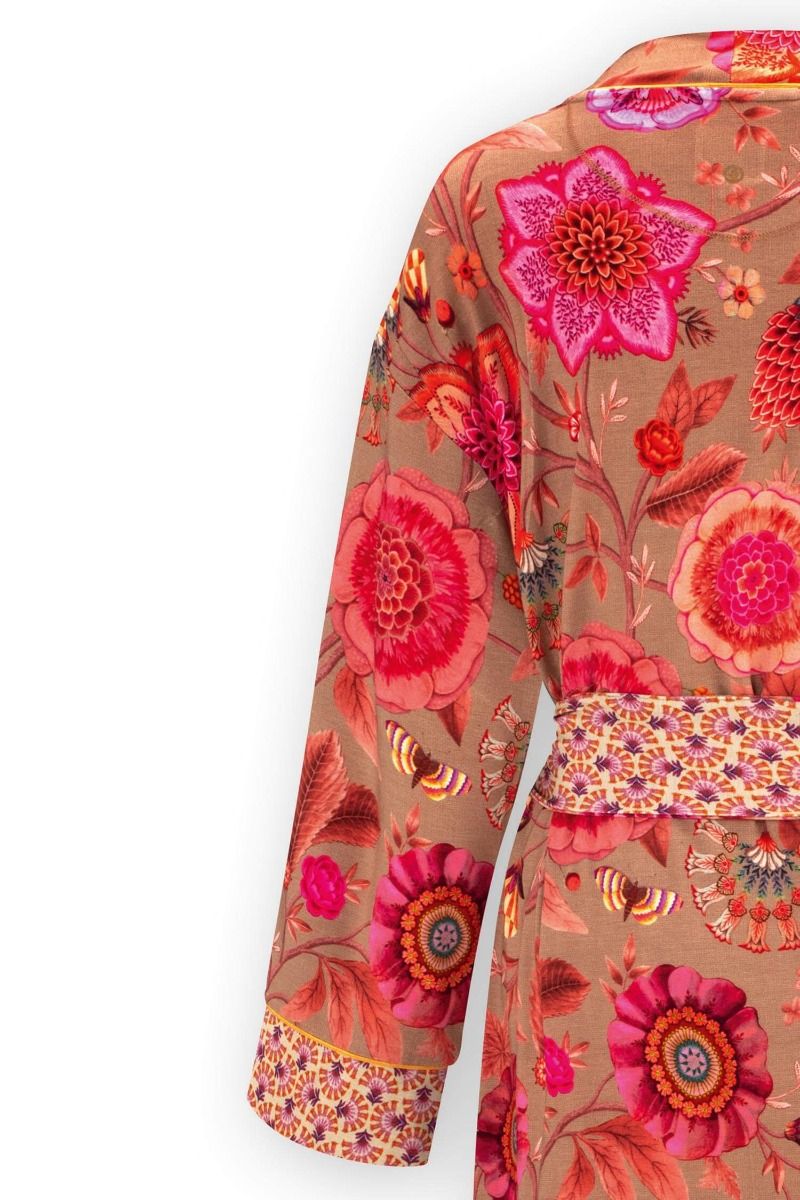 Kimono Viva las Flores Roze