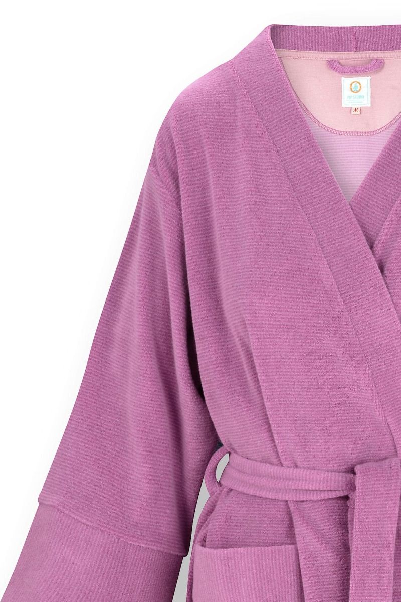 Naomi Kimono Petite Sumo Stripe Lila