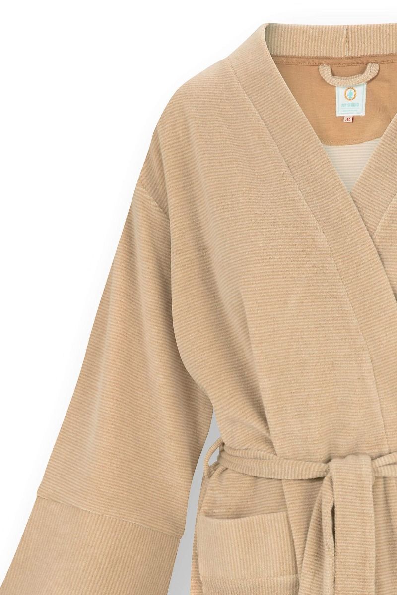 Naomi Kimono Petite Sumo Stripe Sand