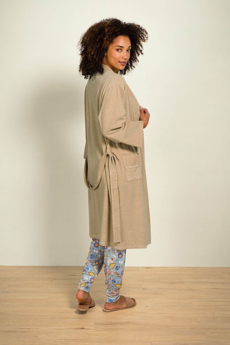 Naomi Kimono Petite Sumo Stripe Sand