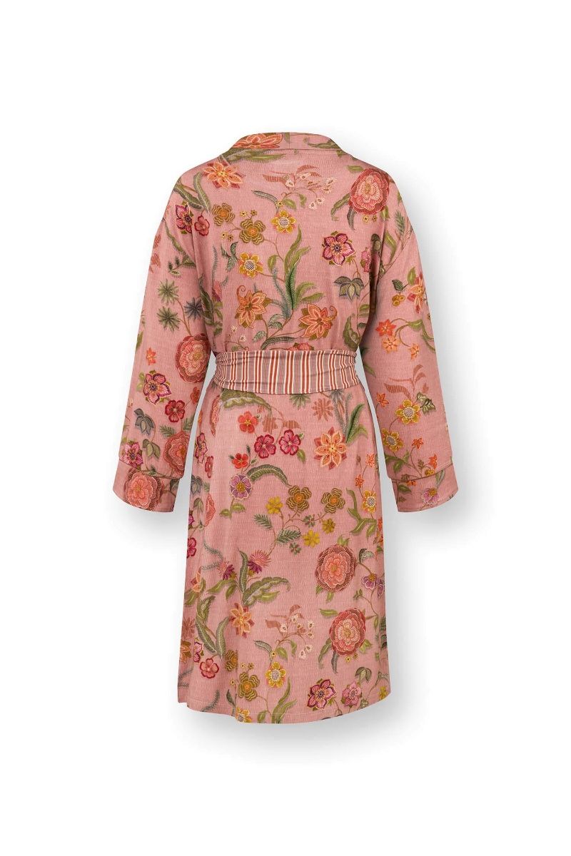 Nisha Kimono Coco Flower Corail 