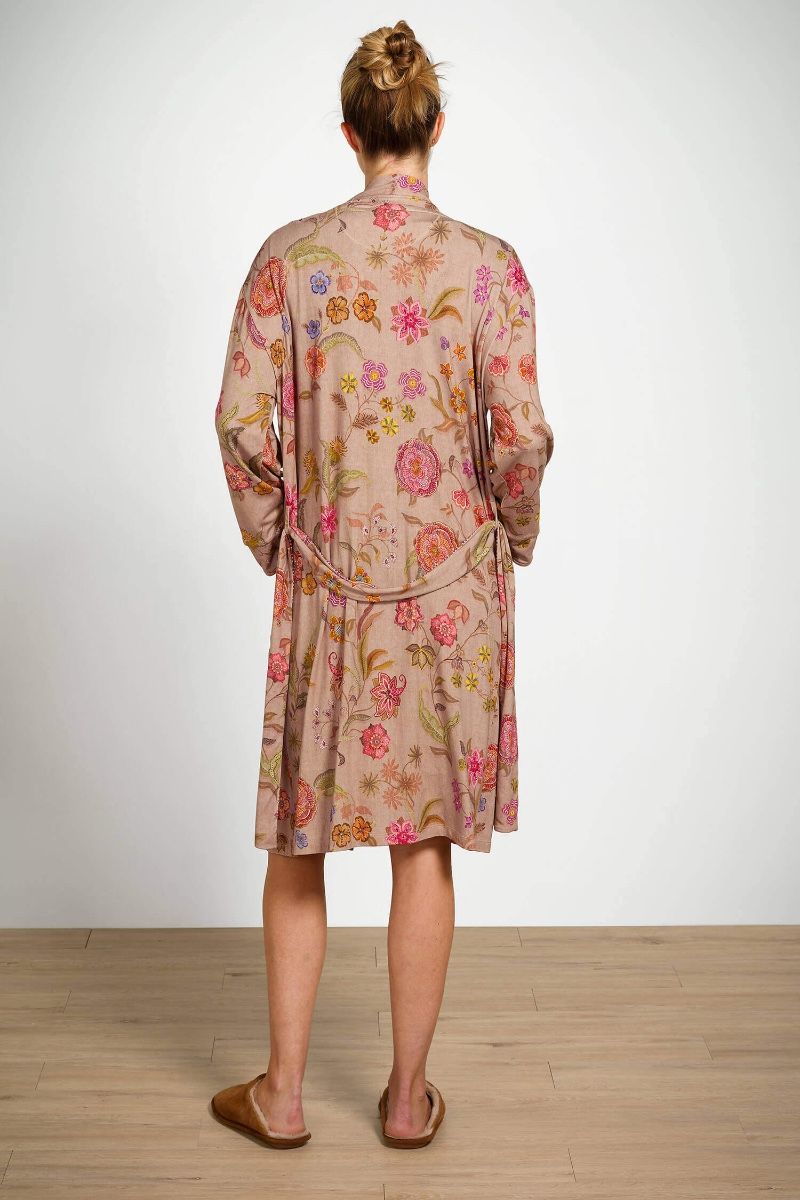 Nisha Kimono Coco Flower Sable 