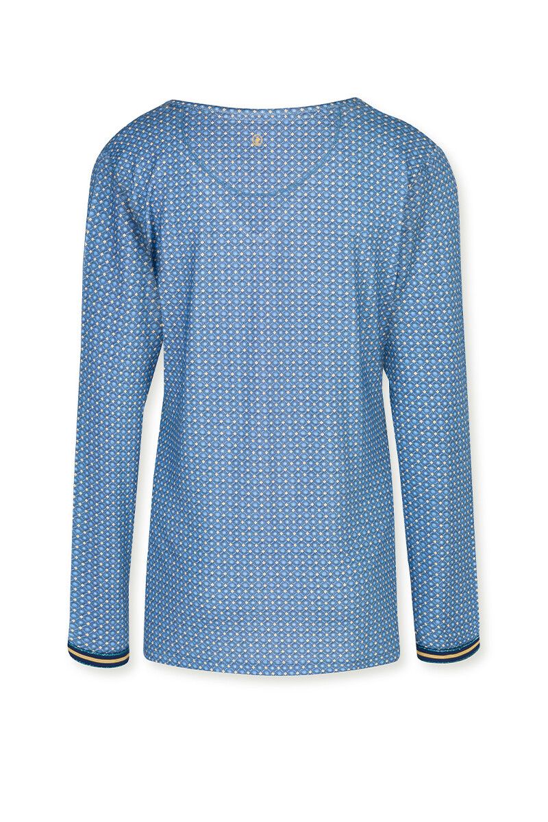 Long Sleeve Star Tile Blue