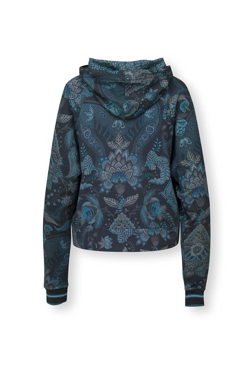 Hoodie Long Sleeve Kyoto Festival Dark Blue