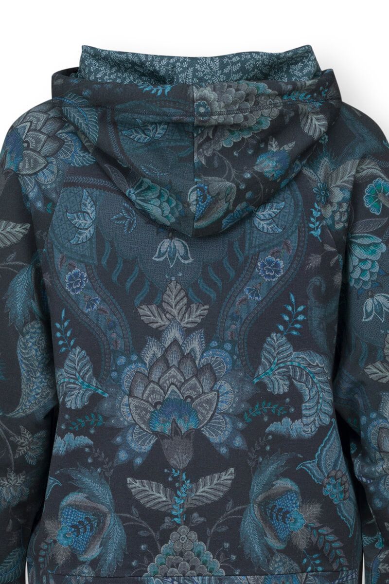 Hoodie Long Sleeve Kyoto Festival Dark Blue