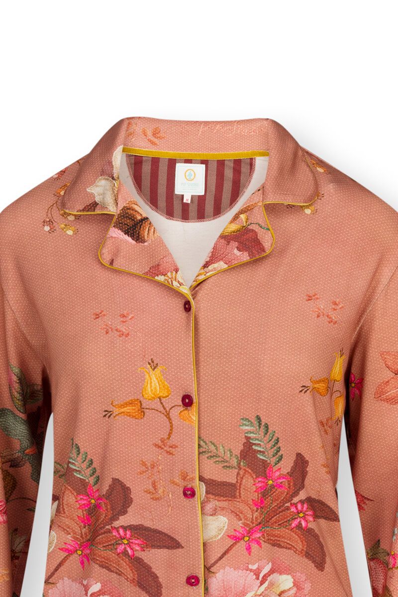 Top Lange Ärmel Tokyo Bouquet Terra Rosa