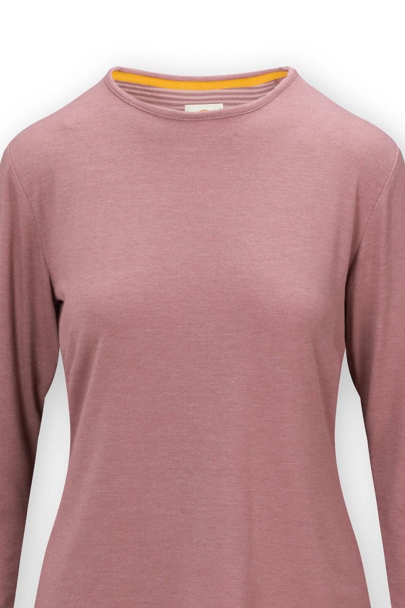 Top Long Sleeve Solid Lilac