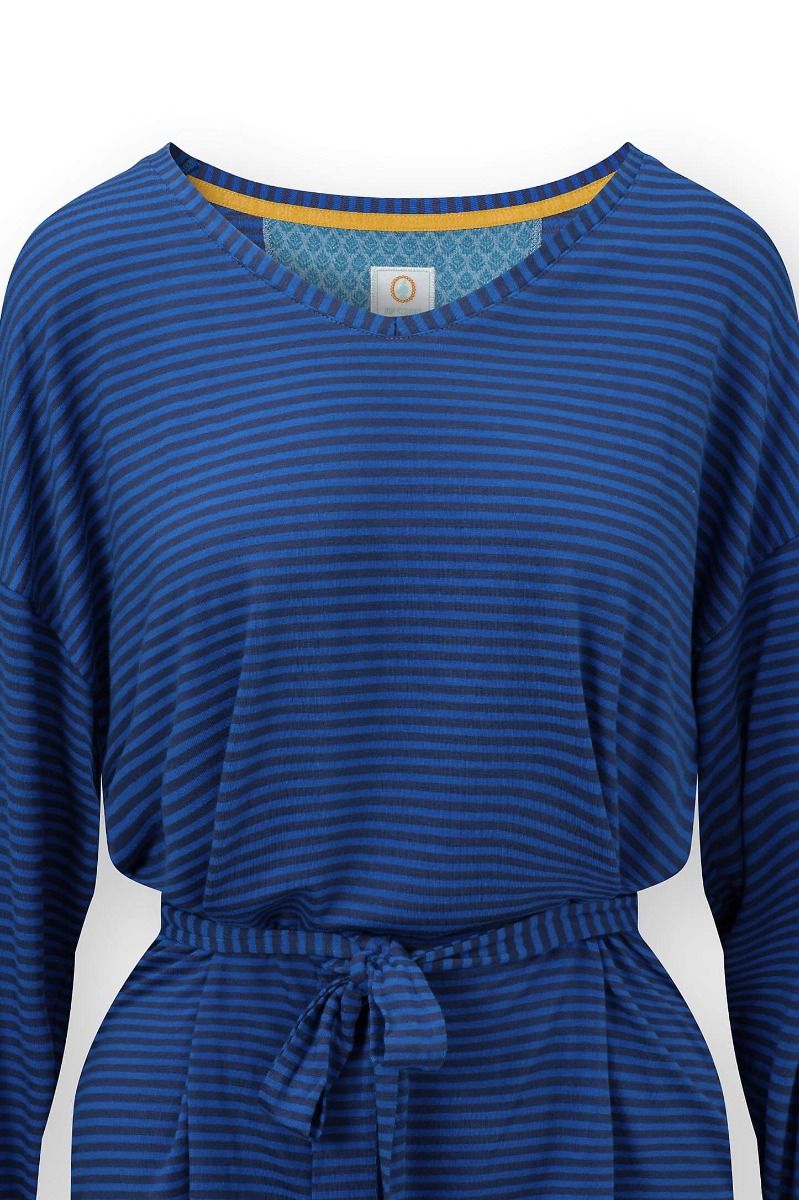 Timberly Top à Manches Longues Little Sumo Stripe Bleu 
