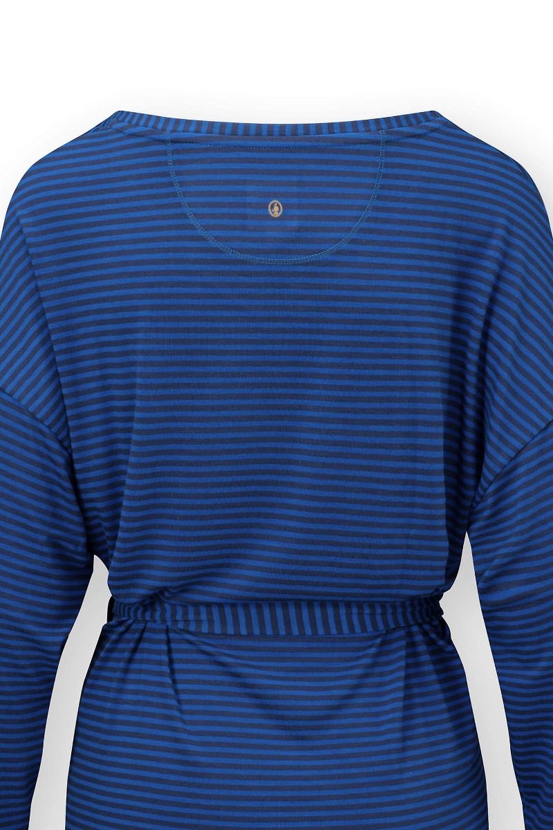 Timberly Top à Manches Longues Little Sumo Stripe Bleu 