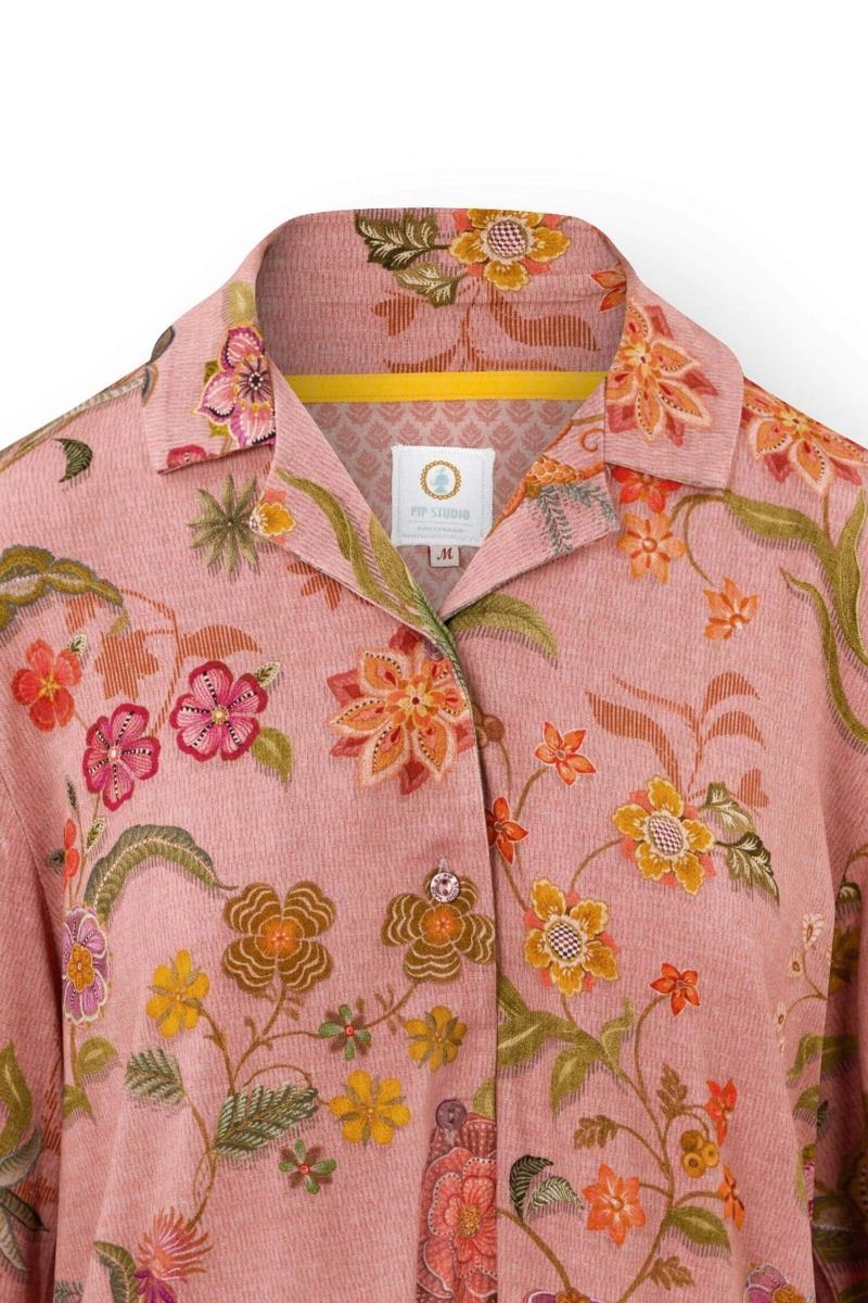Faye Long Sleeve Top Coco Flower Coral