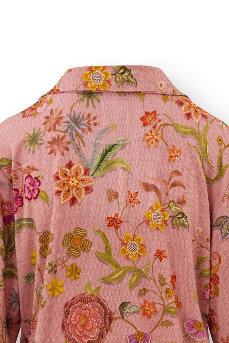 Faye Long Sleeve Top Coco Flower Coral