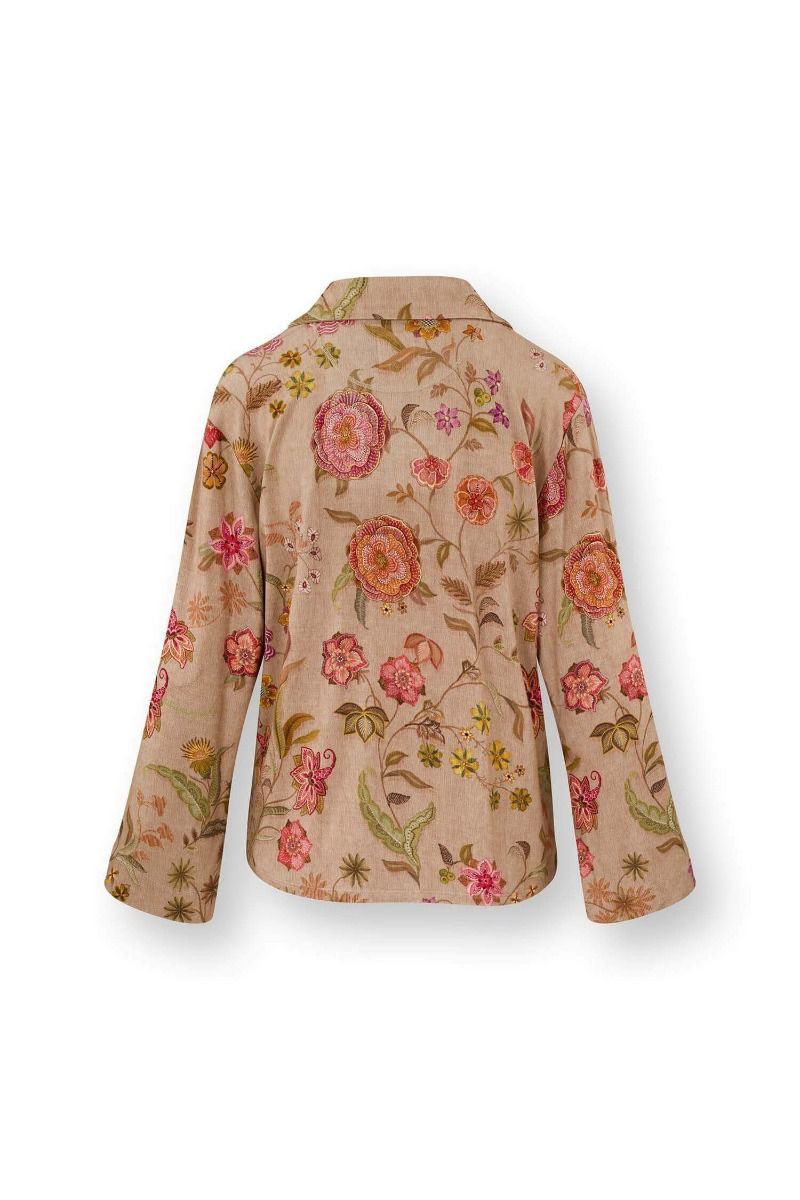 Faye Long Sleeve Top Coco Flower Sand