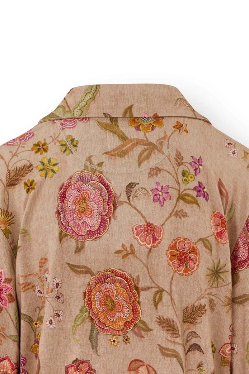 Faye Long Sleeve Top Coco Flower Sand