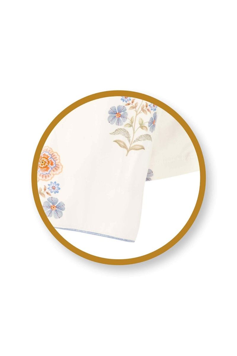 Faye Long Sleeve Top Tanaka White