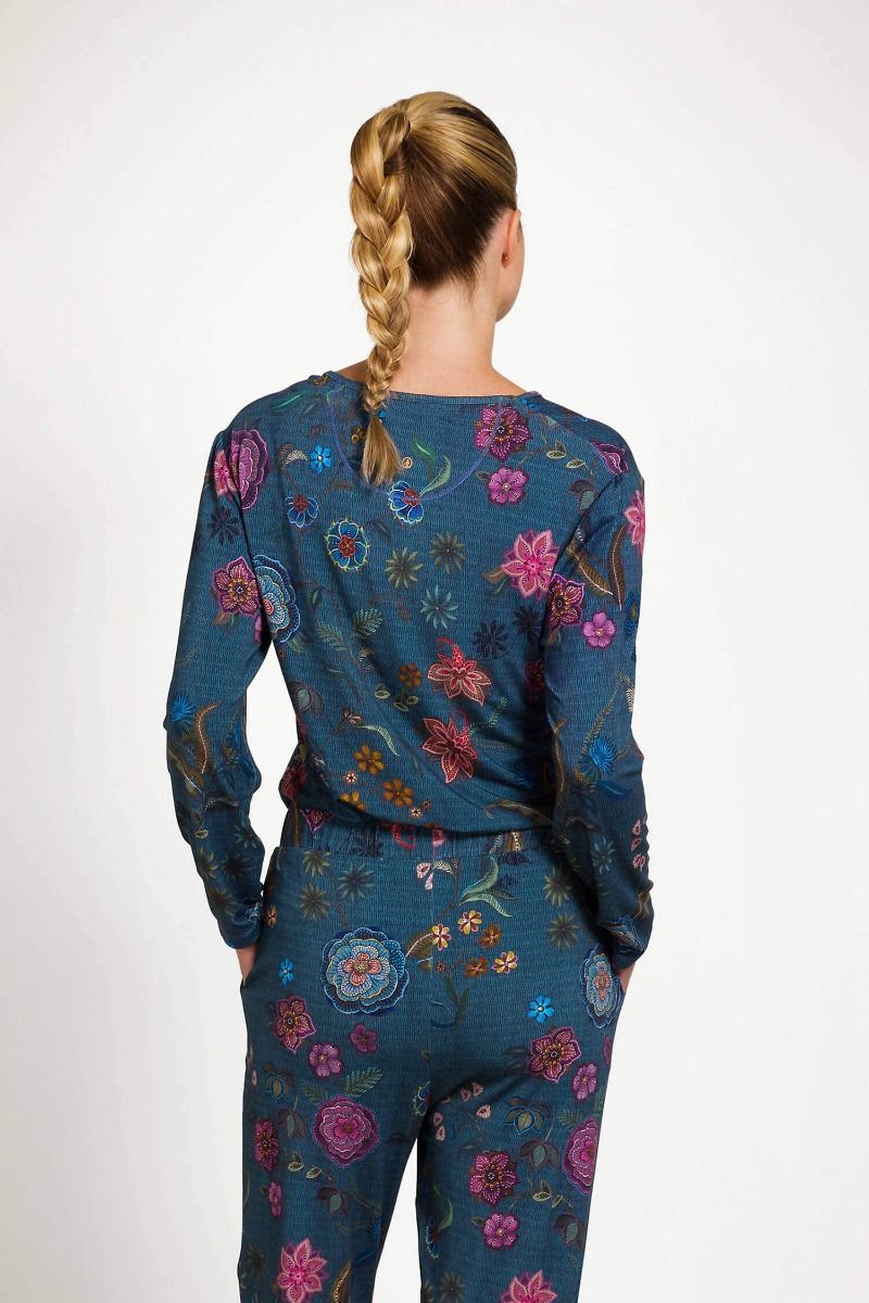Trice Top à Manches Longues Coco Flower Bleu 