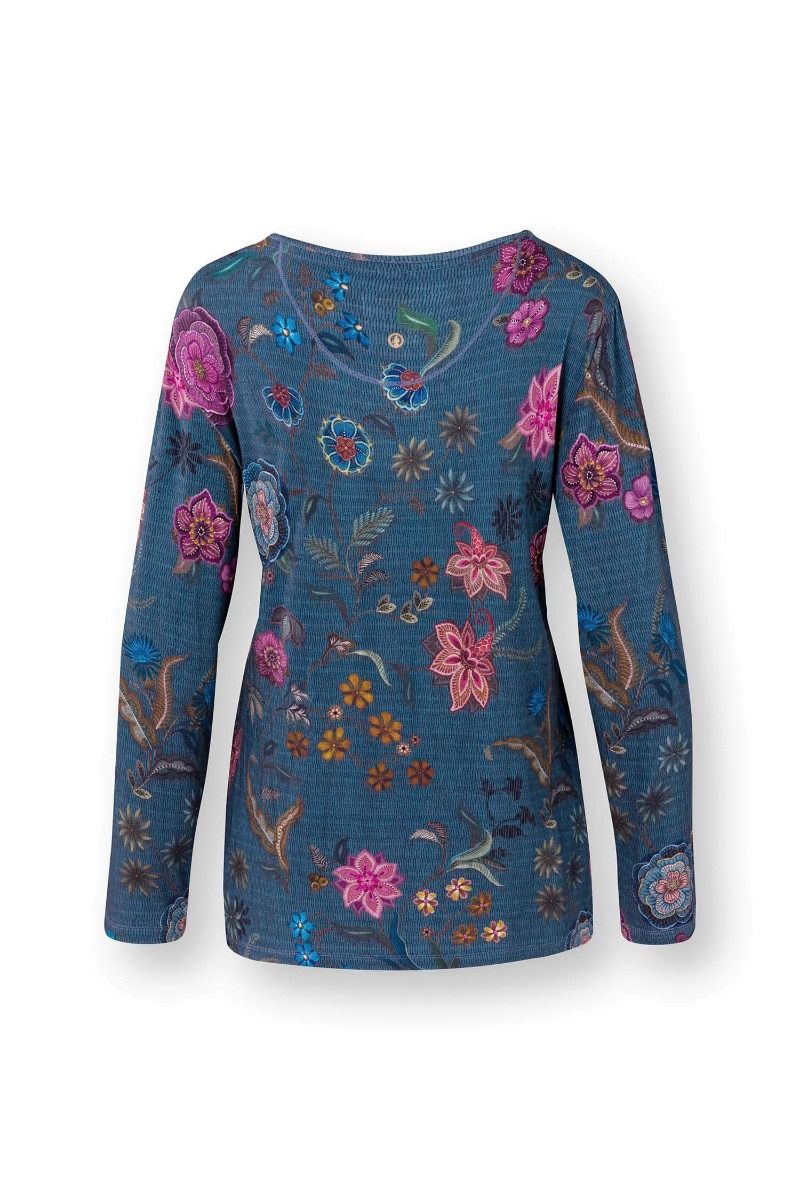 Trice Top à Manches Longues Coco Flower Bleu 
