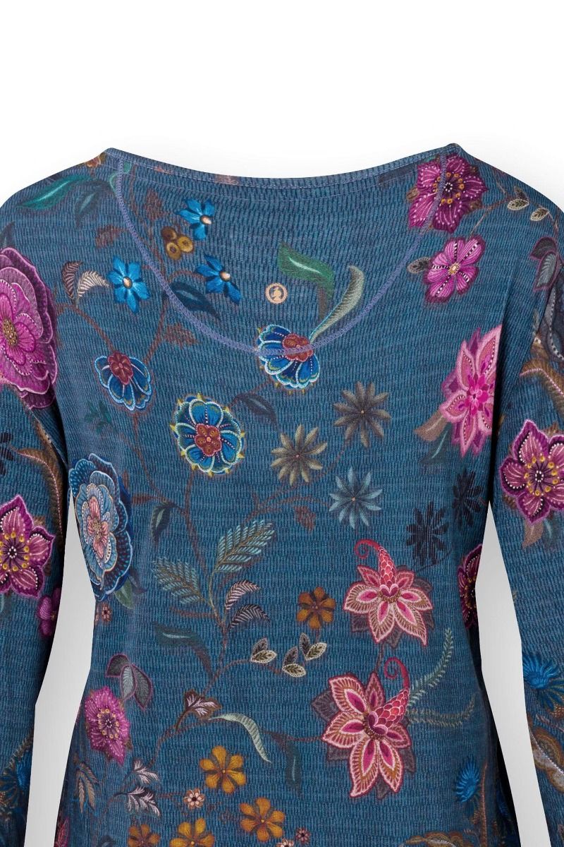 Trice Top à Manches Longues Coco Flower Bleu 