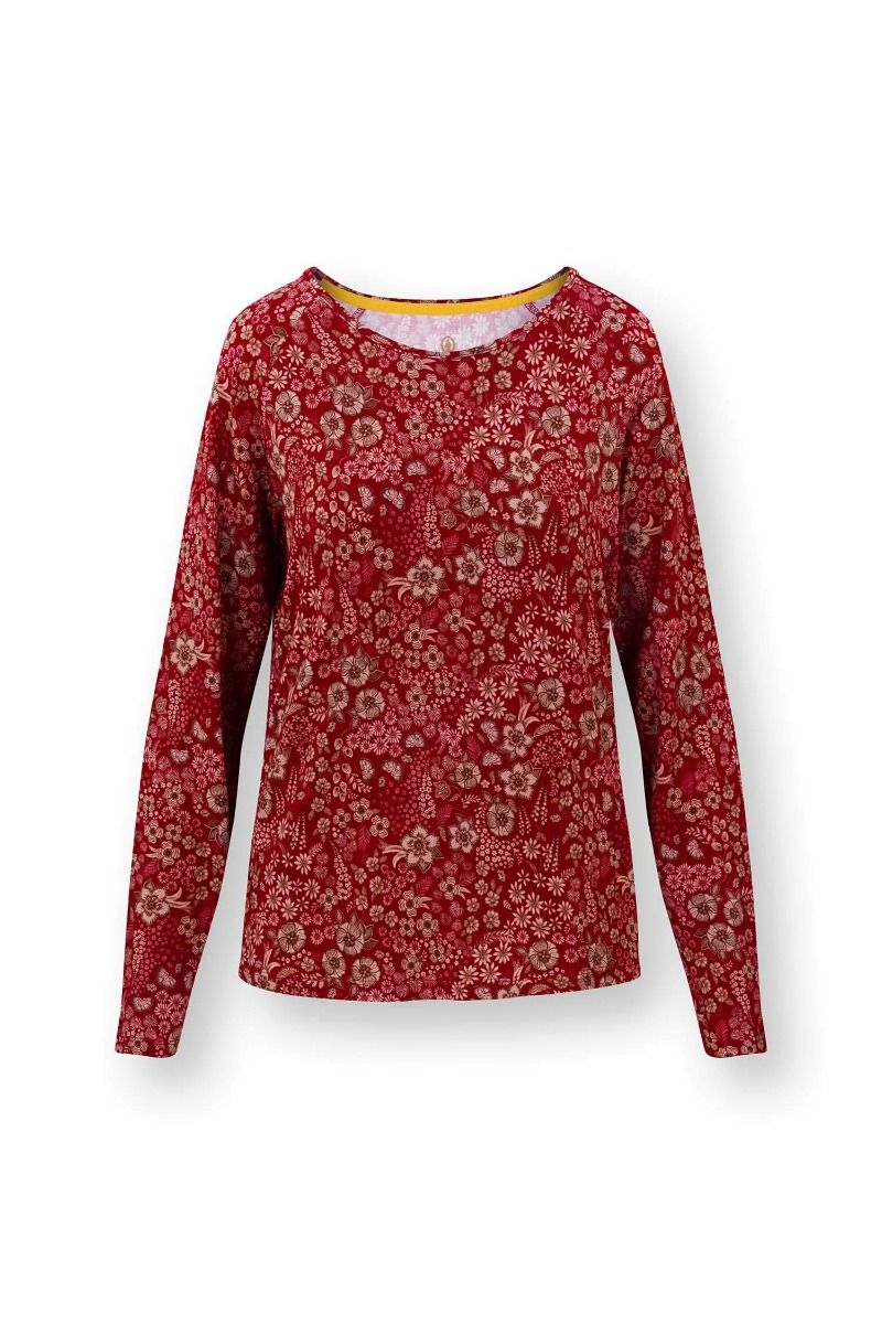 Tina Top à Manches Longues Daisy Dreams Rouge 