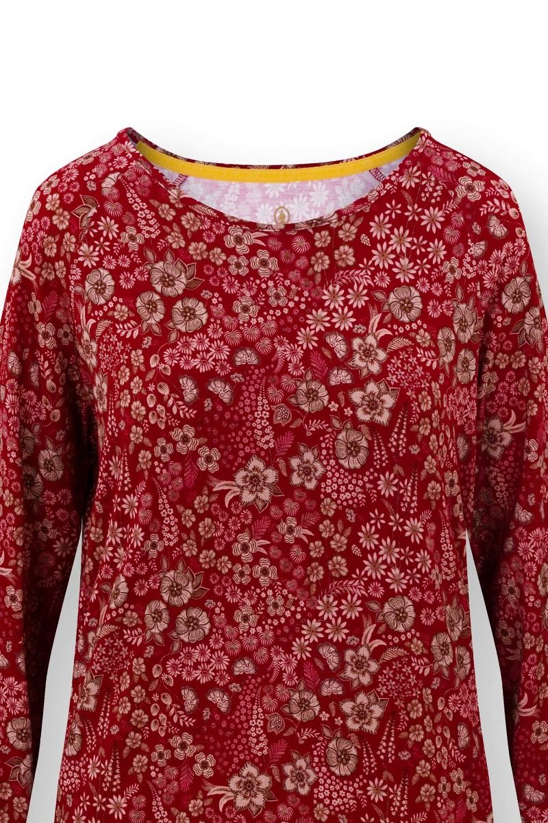 Tina Top à Manches Longues Daisy Dreams Rouge 