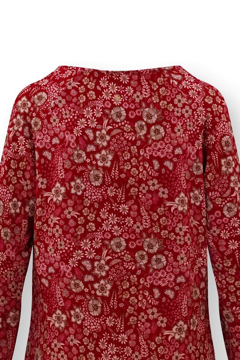 Tina Top à Manches Longues Daisy Dreams Rouge 