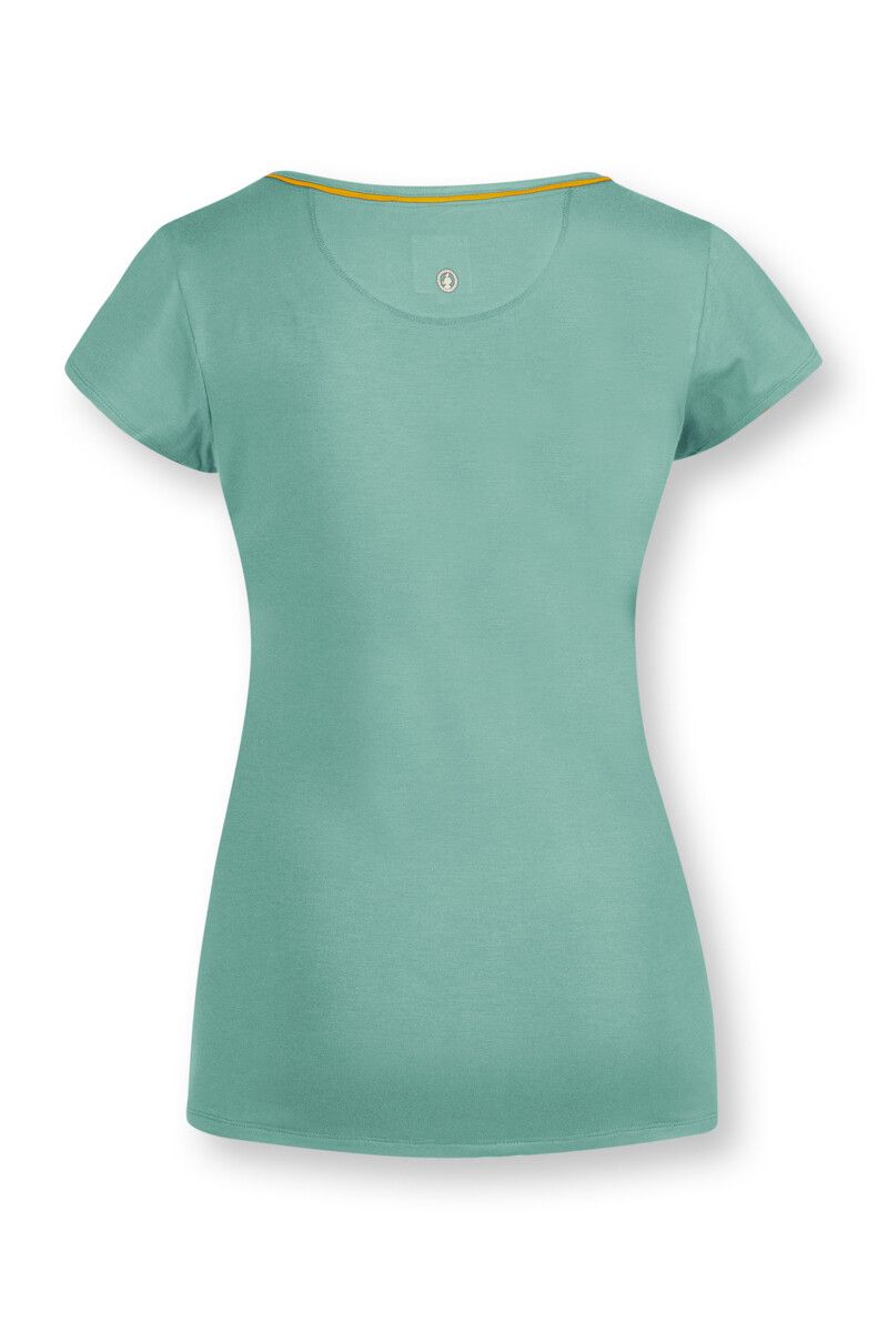 Top Short Sleeve Uni Green