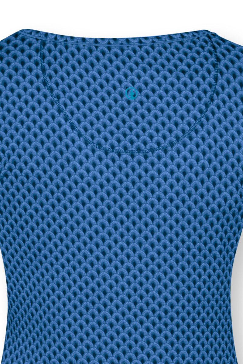 Top mit Kurze Ärmeln Suki Blau
