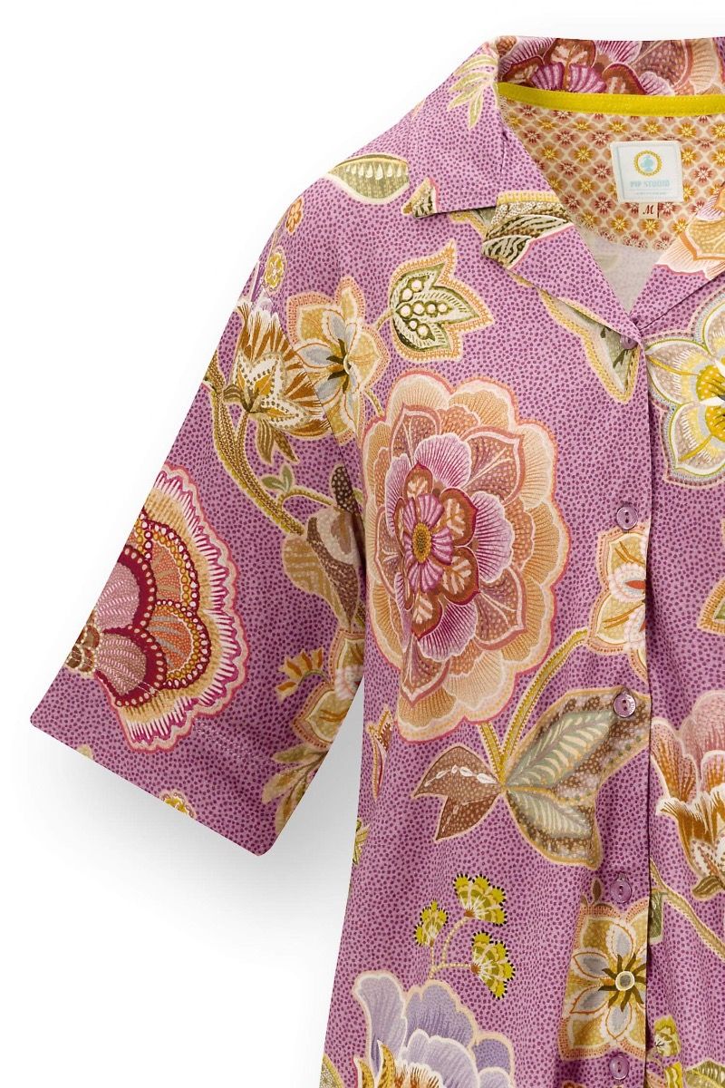 Flora Top Short Sleeve Matata Lilac