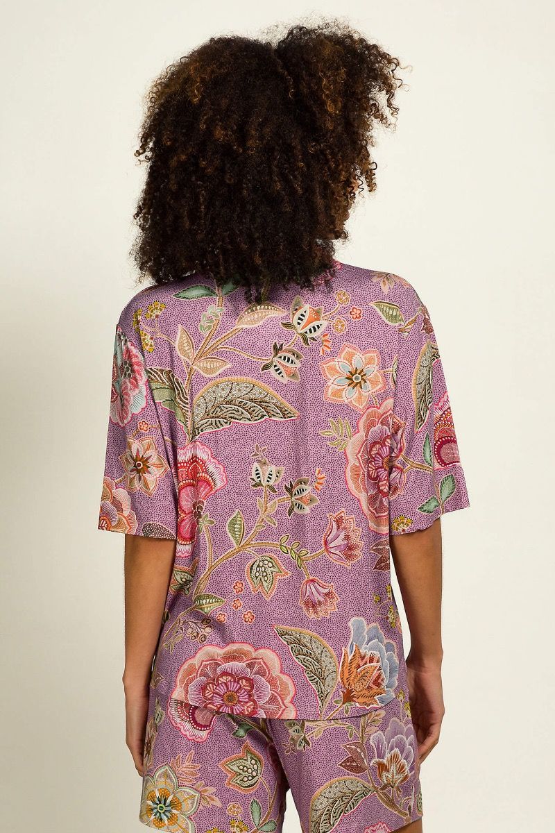 Flora Top Short Sleeve Matata Lilac