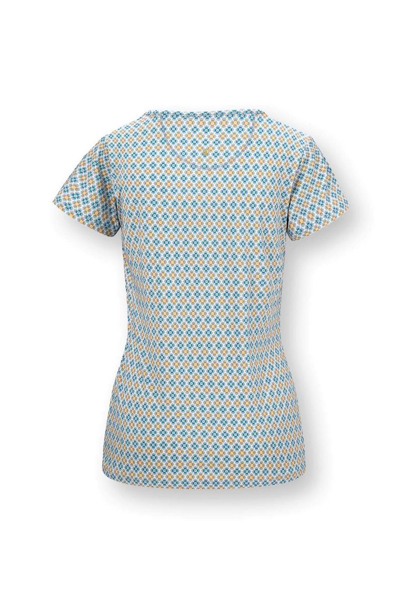 Tilly Top à Manches Courtes Mojo Bleu
