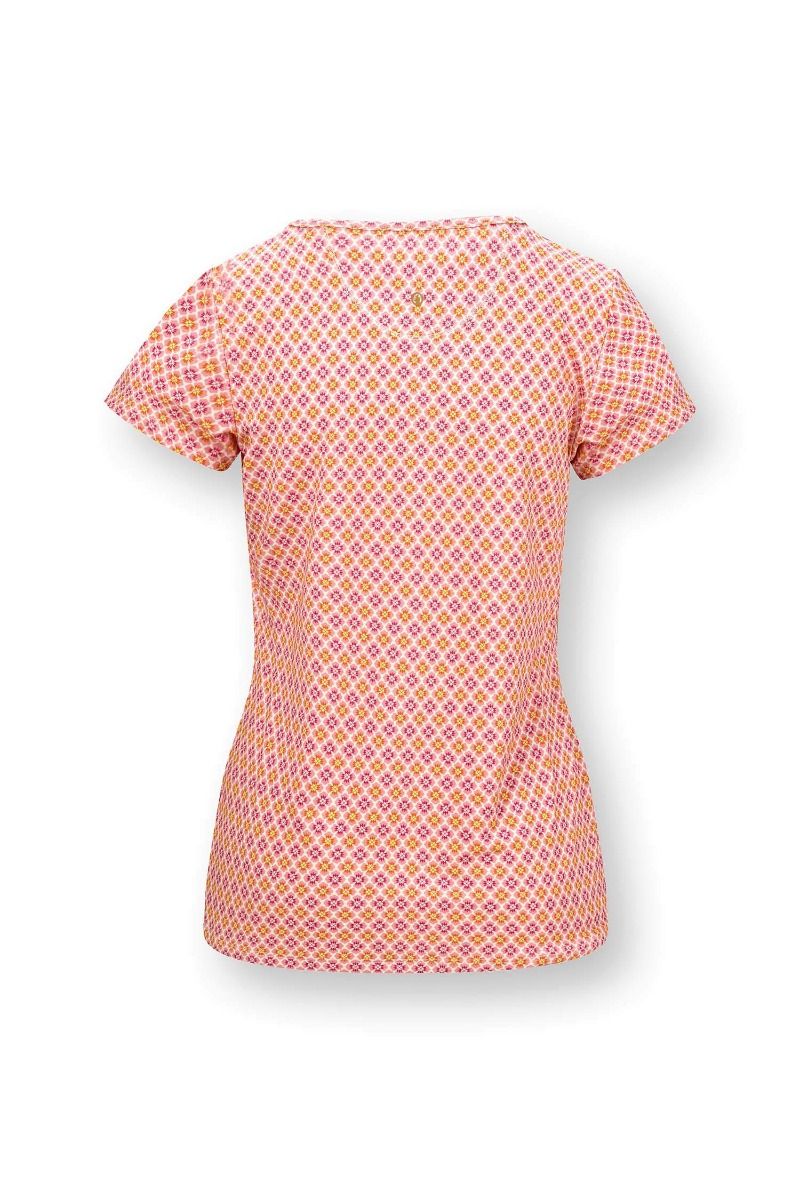Tilly Top à Manches Courtes Mojo Rose