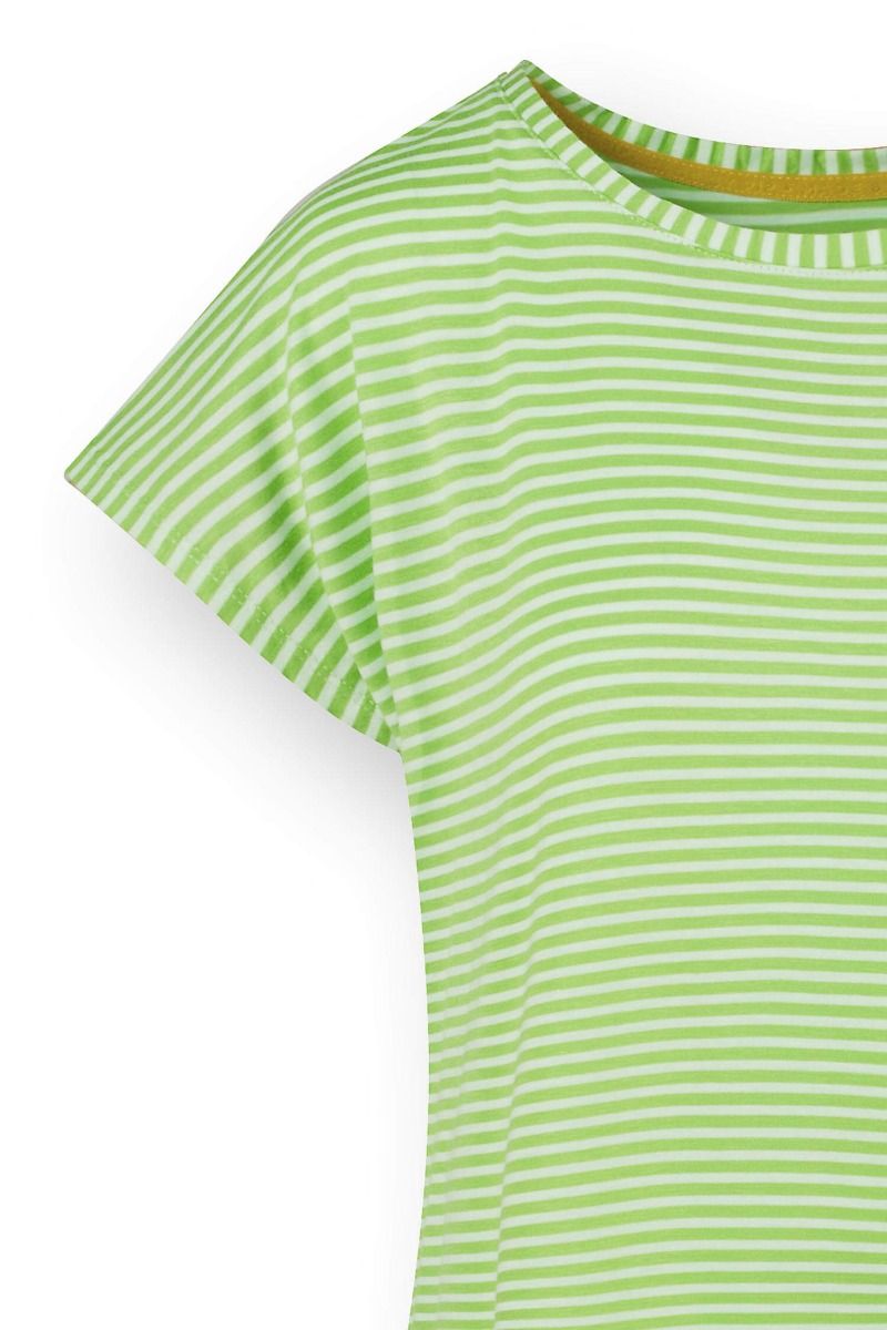 Tatum Top Kurze Ärmeln Little Sumo Stripe Grün