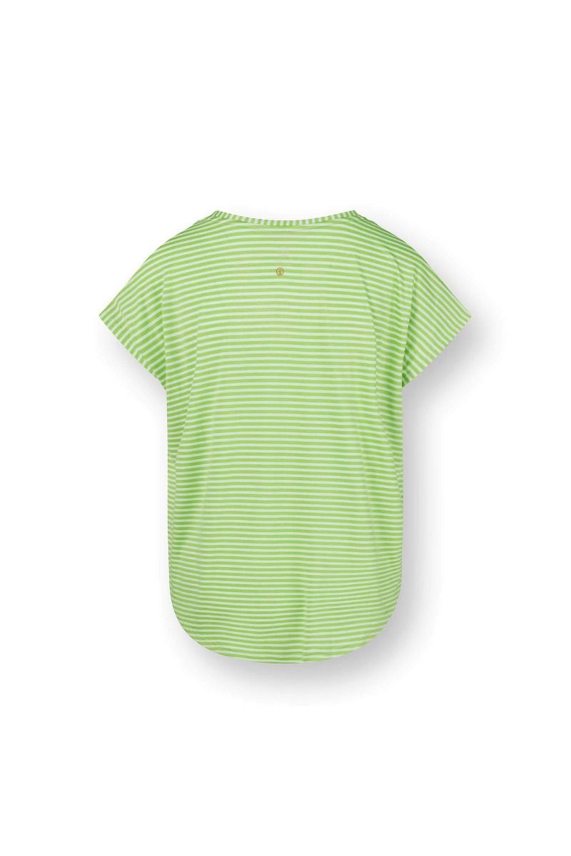 Tatum Top Kurze Ärmeln Little Sumo Stripe Grün