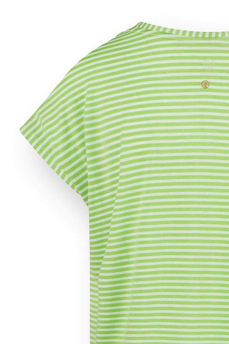 Tatum Top Kurze Ärmeln Little Sumo Stripe Grün