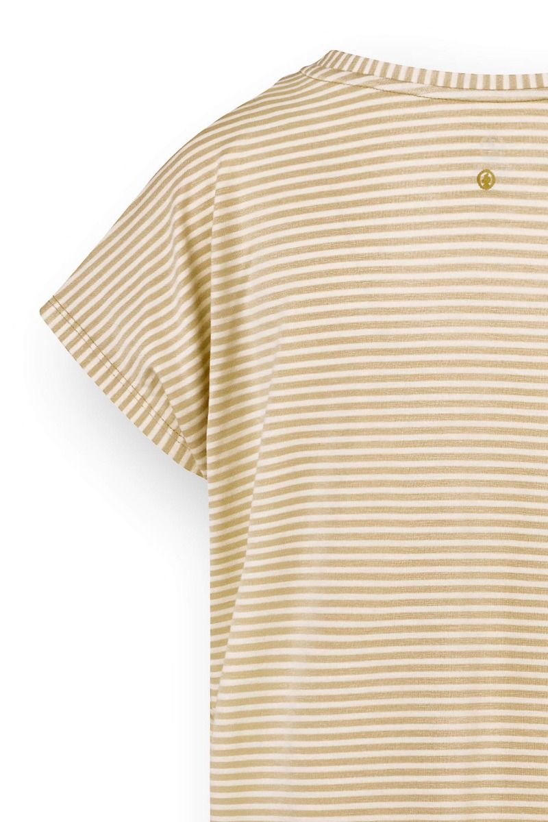 Tatum Top Kurze Ärmeln Little Sumo Stripe Sand