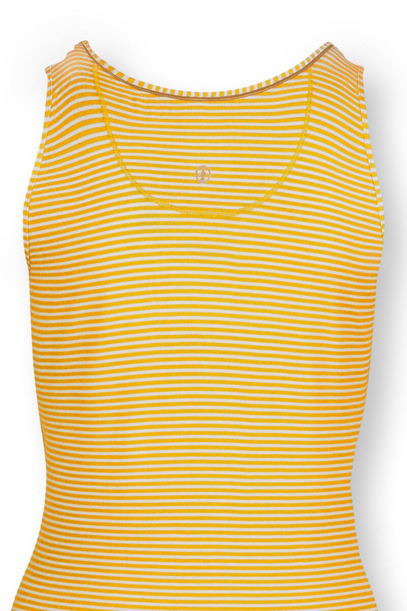 Ärmelloses Top Little Sumo Stripe Gelb