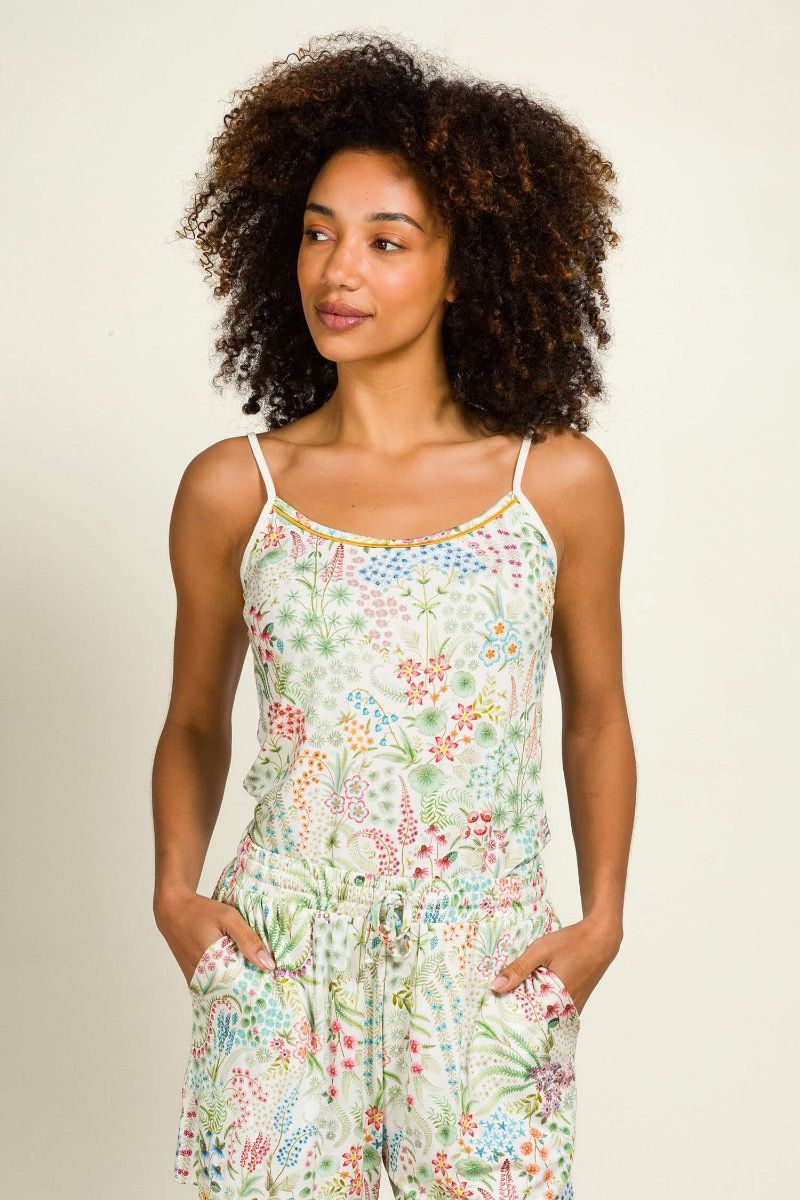 Selina Top Sans Manches Querida Blanc